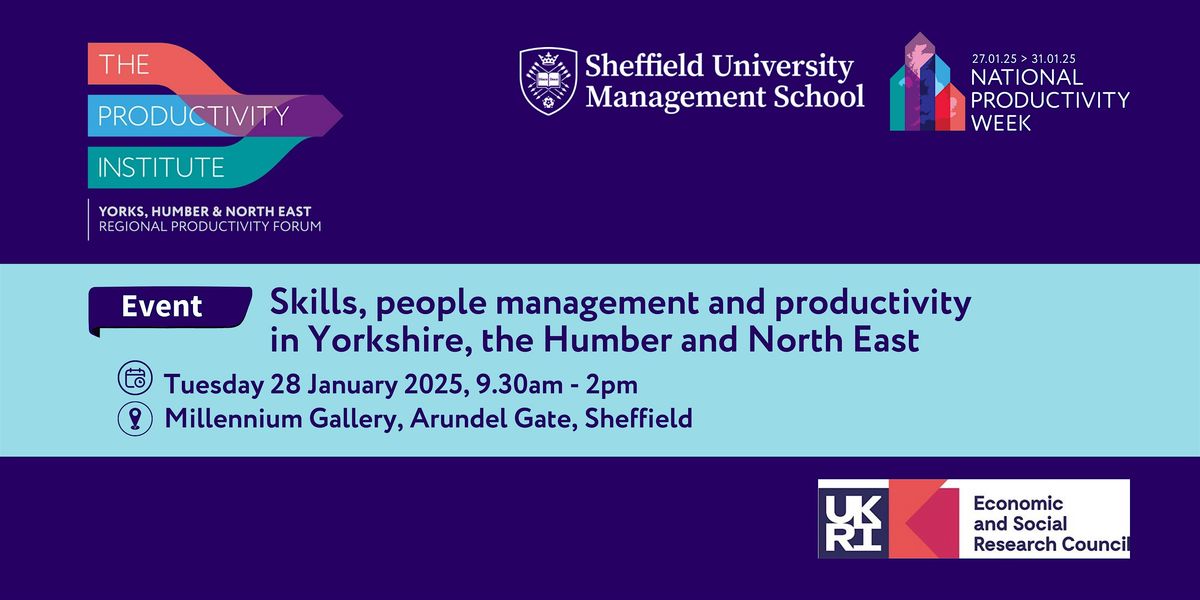 Skills, People Management & Productivity in Yorkshire, Humber & North East