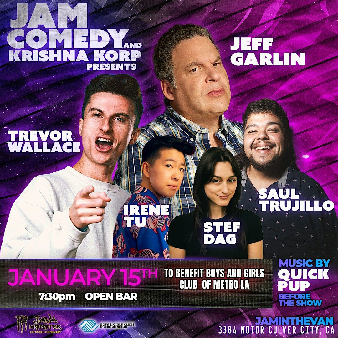 Trevor Wallace, Jeff Garlin, Stef Dag and Saul Trujillo - JAM Comedy LA