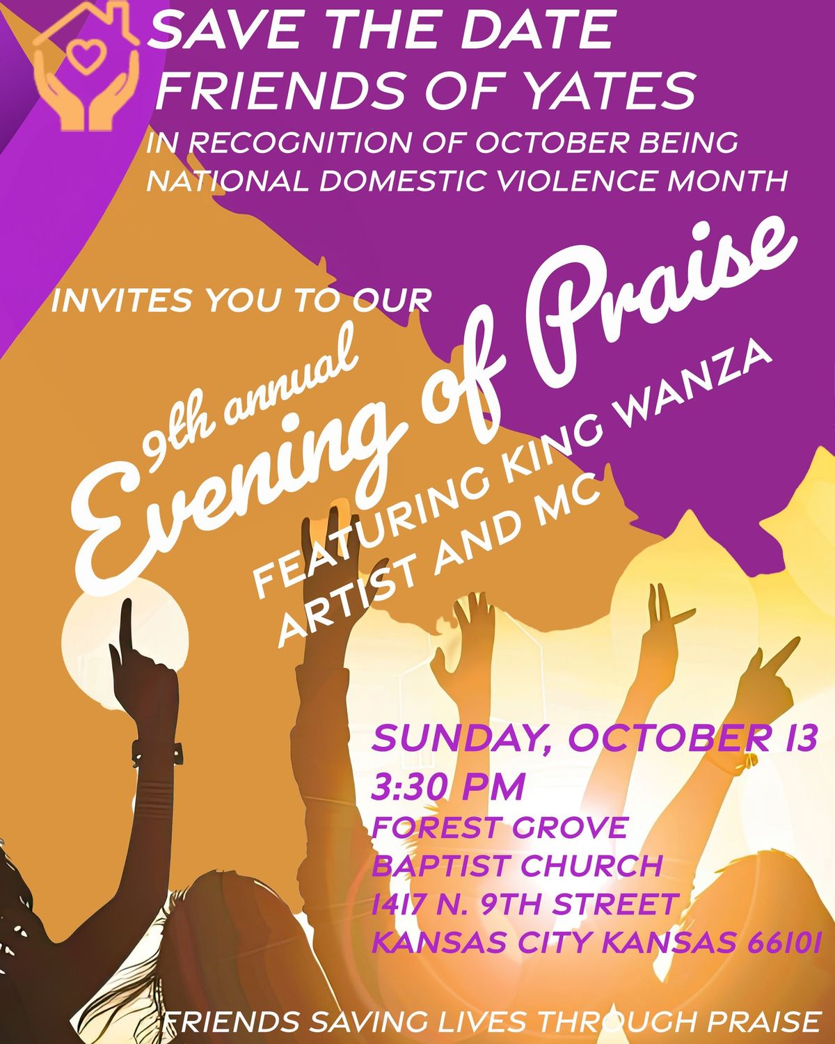 9th Annual Friends of Yates Evening of Praise 