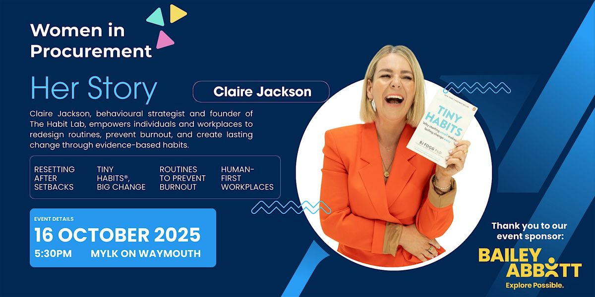 Her Story: Claire Jackson, Tiny Habits Expert