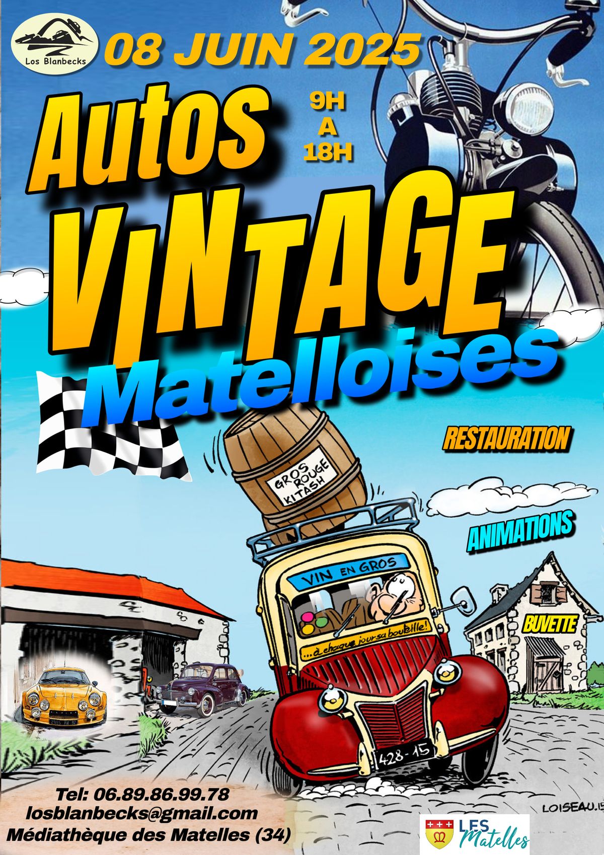 Autos Vintage Matelloises organis\u00e9 par Los Blanbecks