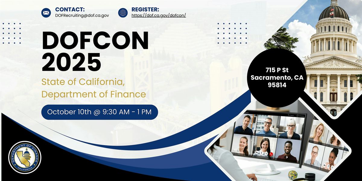 DOFCON 2025 \u2013 CA Department of Finance Policy & Recruitment Conference