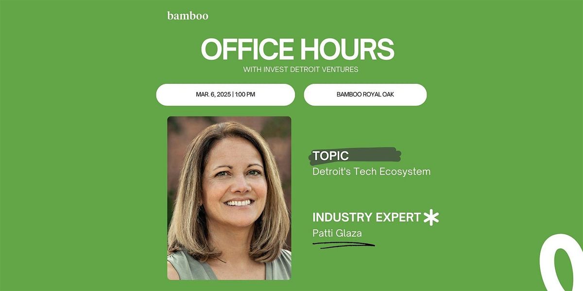 Office Hours with Patti Glaza