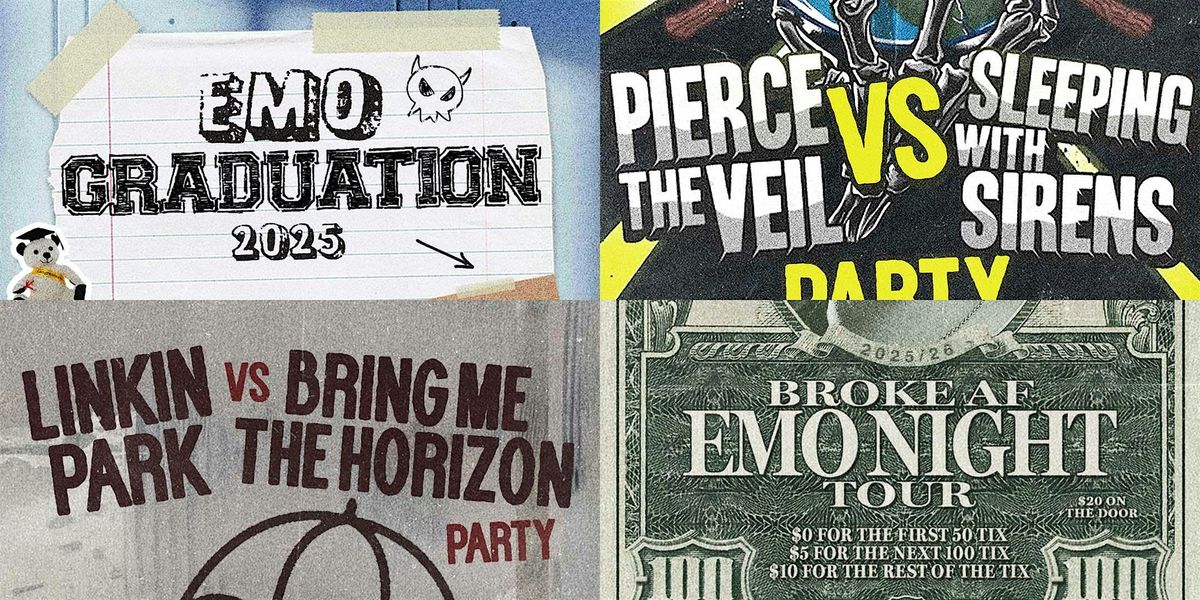 EMO GRADUATION - PTV \/ SWS \/ LP \/ BMTH - BROKE EMO PERTH