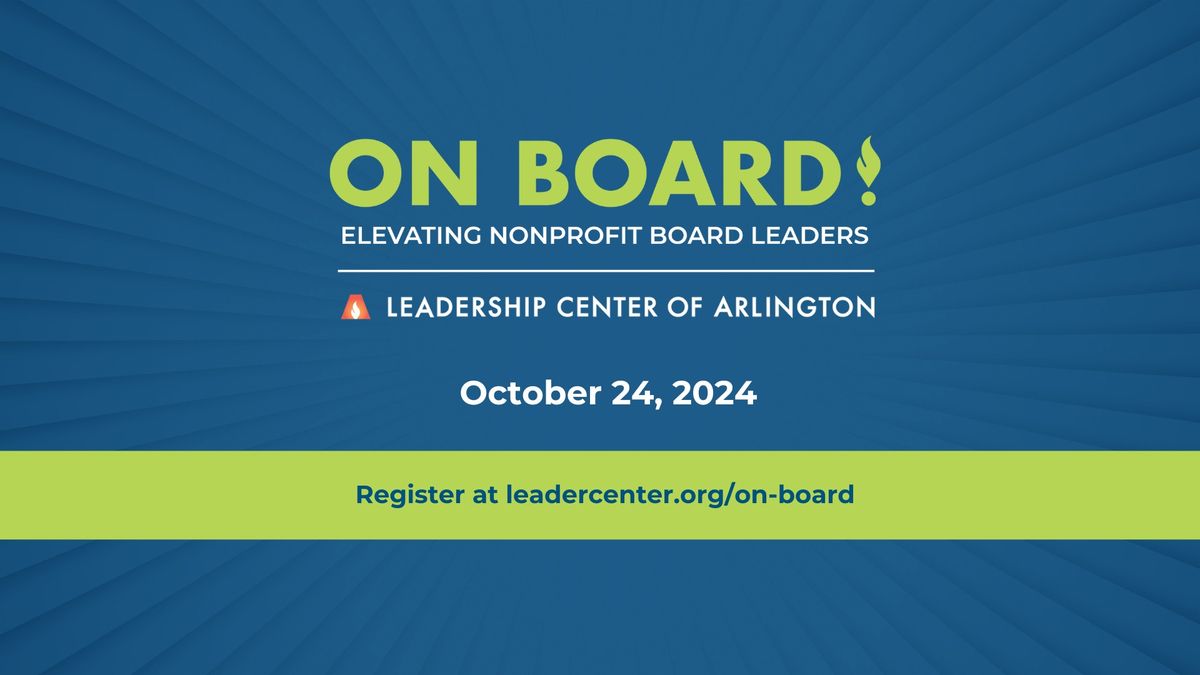 On Board | Elevating Nonprofit Board Leaders