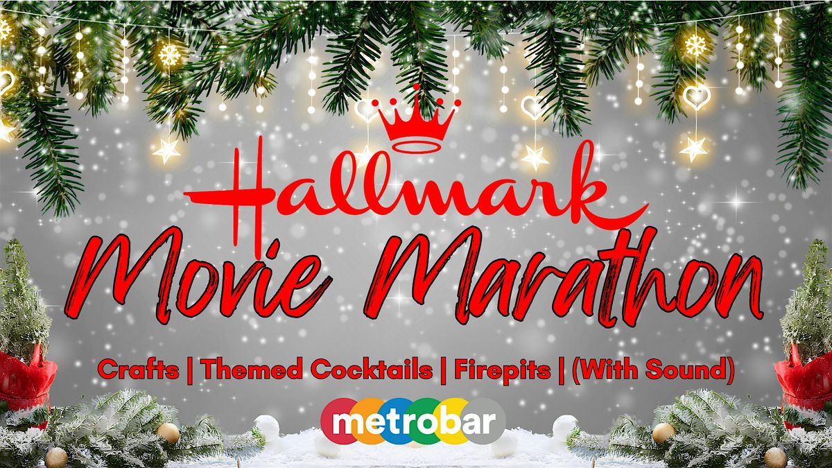 Hallmark Movie Marathon with Crafts, S'Mores, and Hot Cocktails