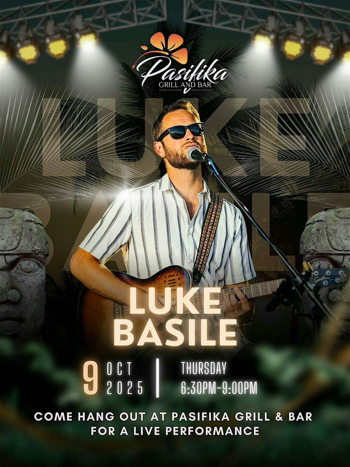 Luke Basile Live at Pasifika Grill & Bar