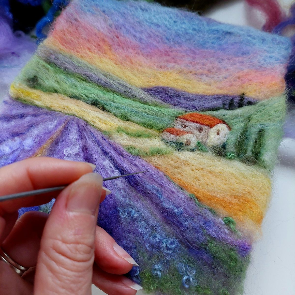 Felted Lavender Fields