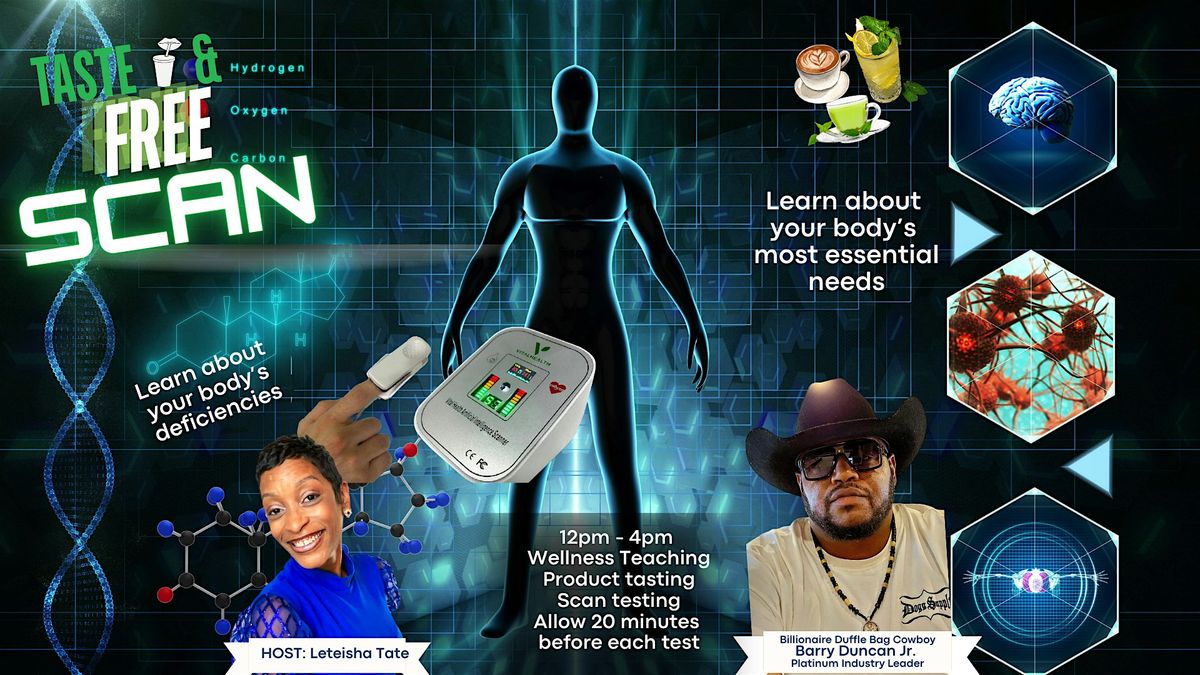 FREE Health Scan! Eliminating toxin overload & restoring vitality of health