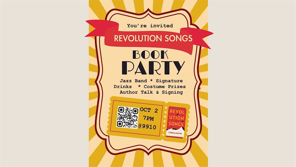 Revolution Songs: A Book Launch Party