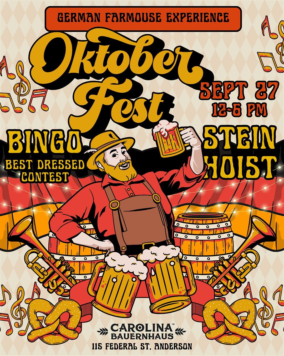 Oktoberfest - Carolina Bauernhaus Anderson