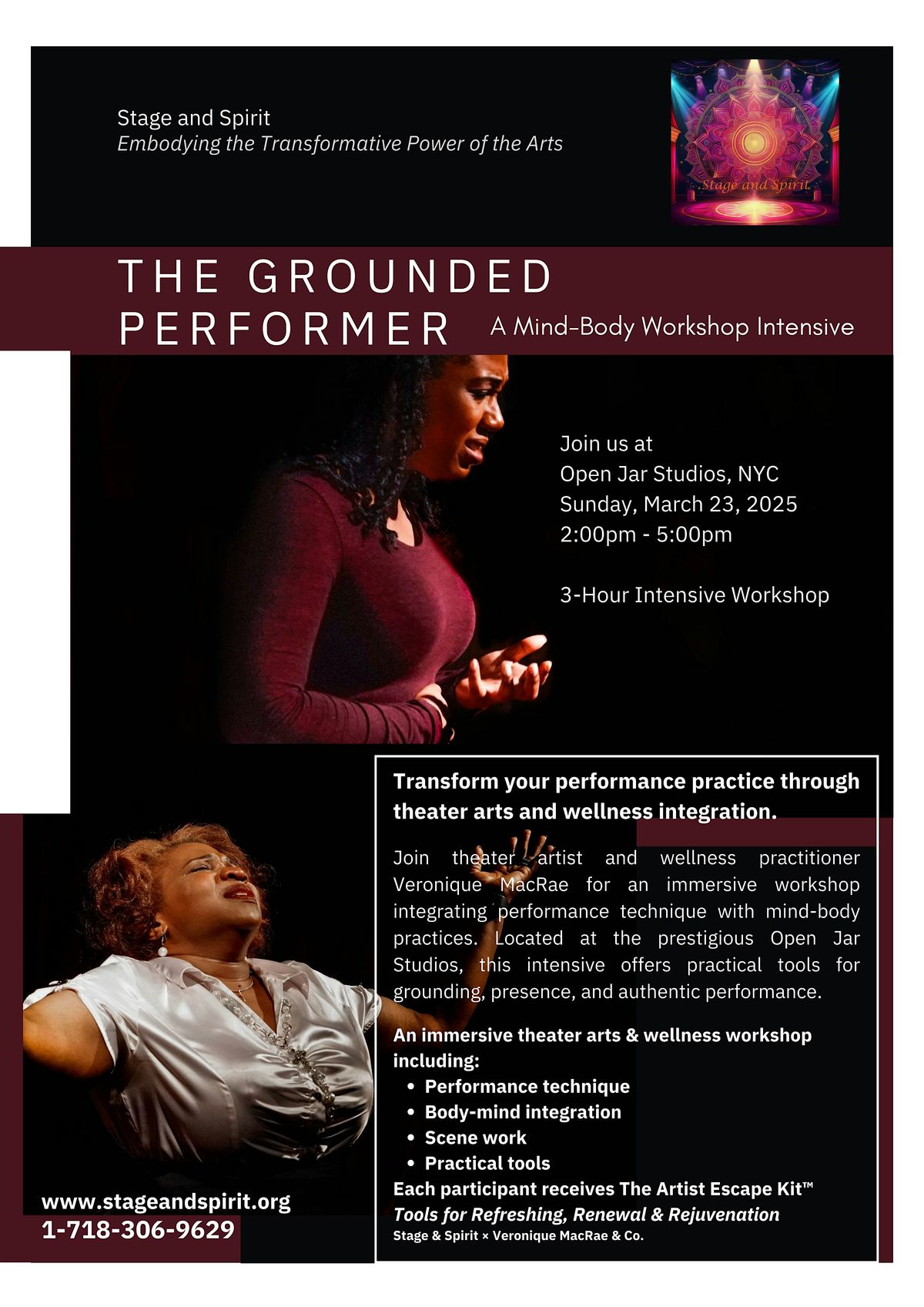 The Grounded Performer: A Mind-Body Workshop Intensive