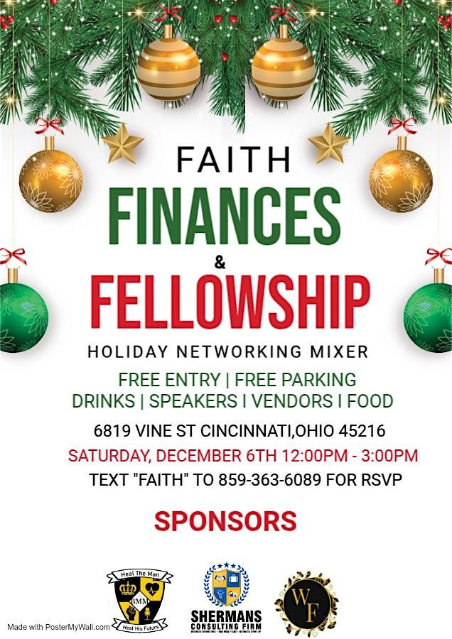 Faith, Finance & Fellowship