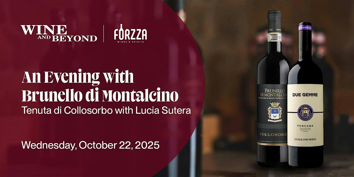 An Evening with Brunello di Montalcino