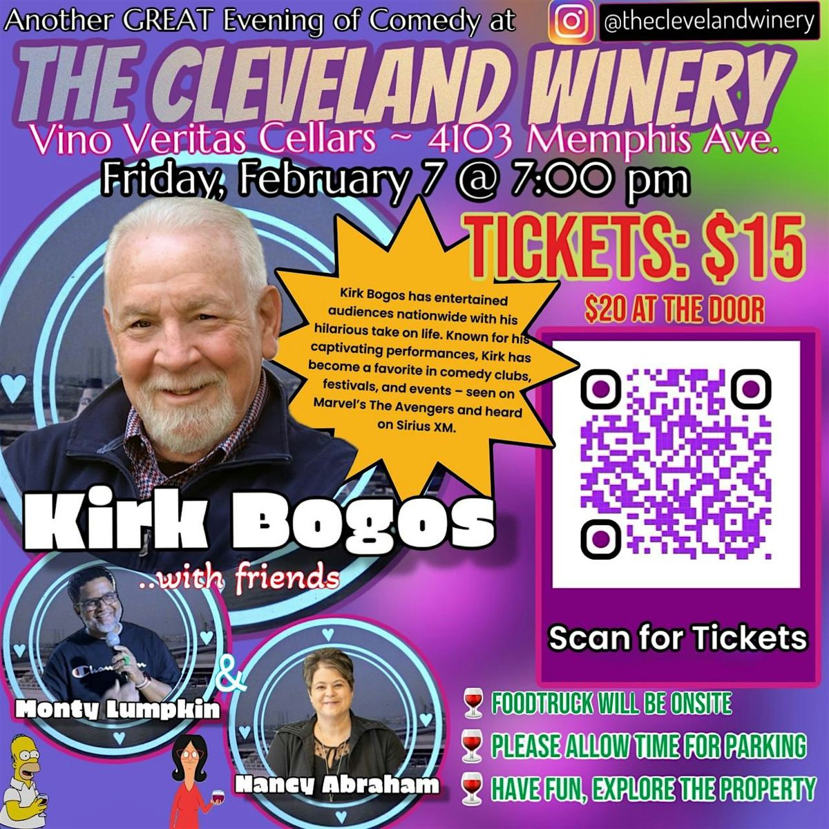 Another Great Evening of Comedy at The Cleveland Winery