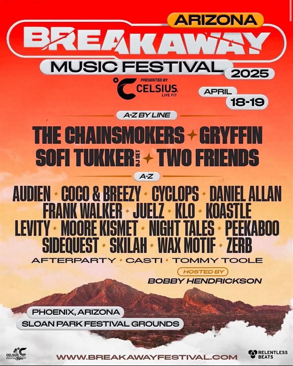 Breakaway Music Festival Arizona 2025