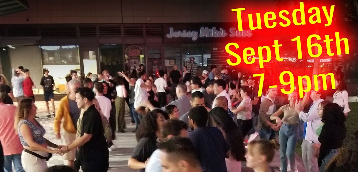 Free Outdoor Salsa Lesson and Live Salsa Music with Swing Sabroso