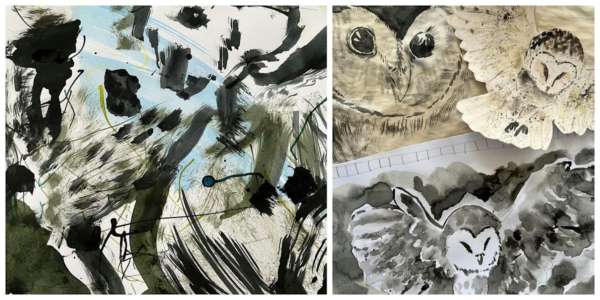 Inky Owls: A Sketching & Ink Workshop