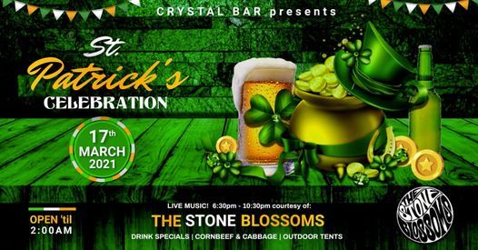 St Patricks Day W The Stone Blossoms Live At Crystal Bar Crystal Bar Westland 17 March 2021