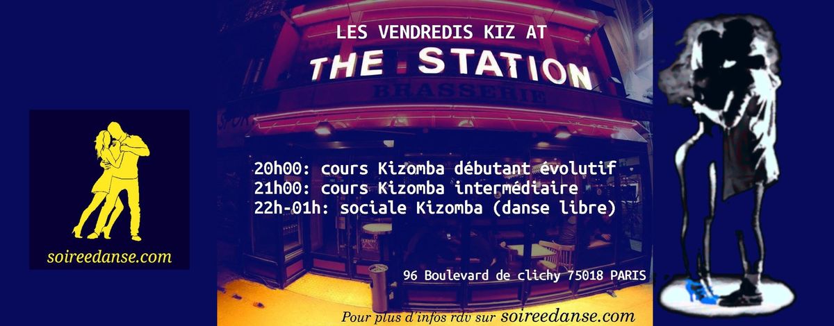 Soir\u00e9e Kizomba (cours+sociale) - Paris 18