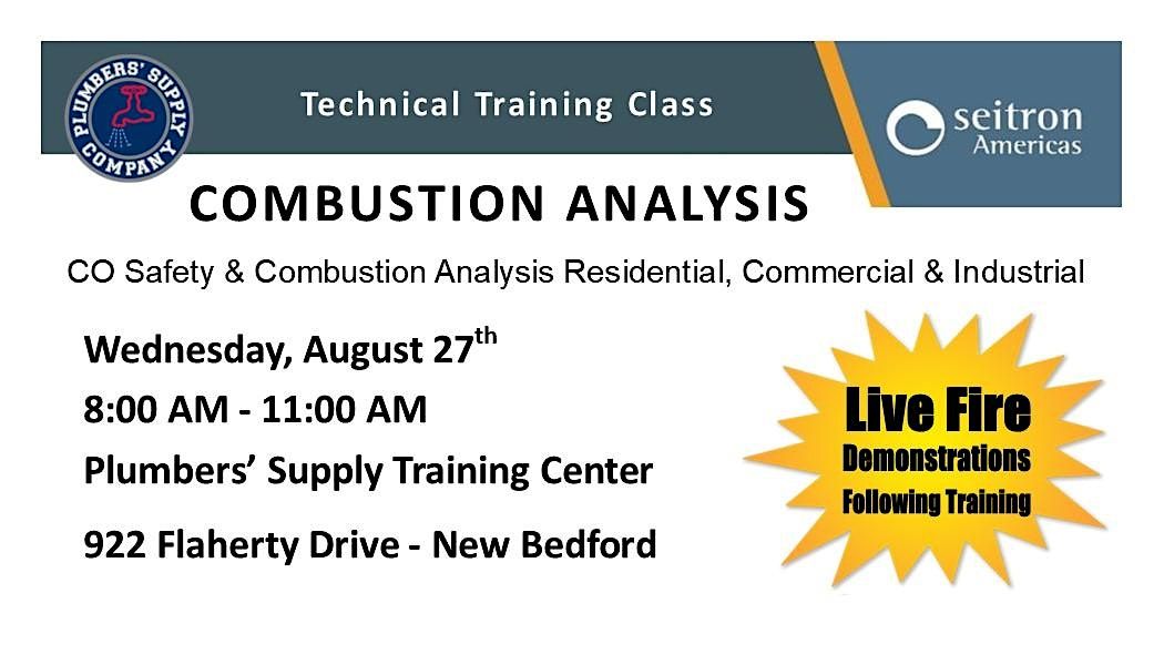 Seitron Americas Combustion Analysis Technical Training Class