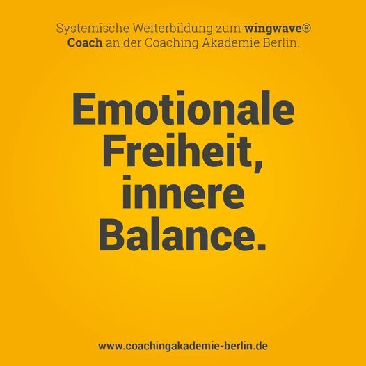 Ausbildung zum wingwave® Coach Berlin, Coaching Akademie Berlin, 18