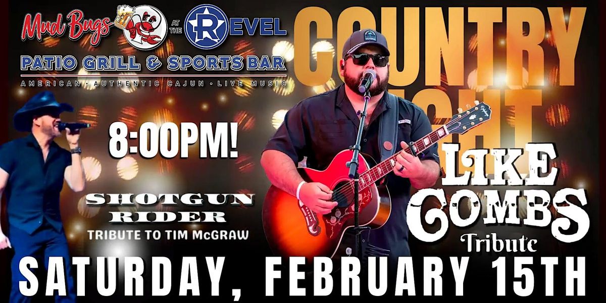 Like Combs Tribute & Shotgun Rider - Tim McGraw Tribute (Ticketed Event)