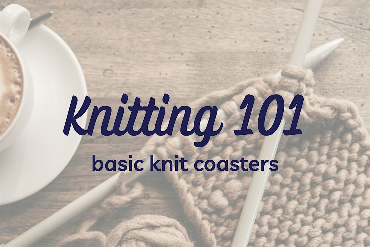Knitting 101: Custom Coasters
