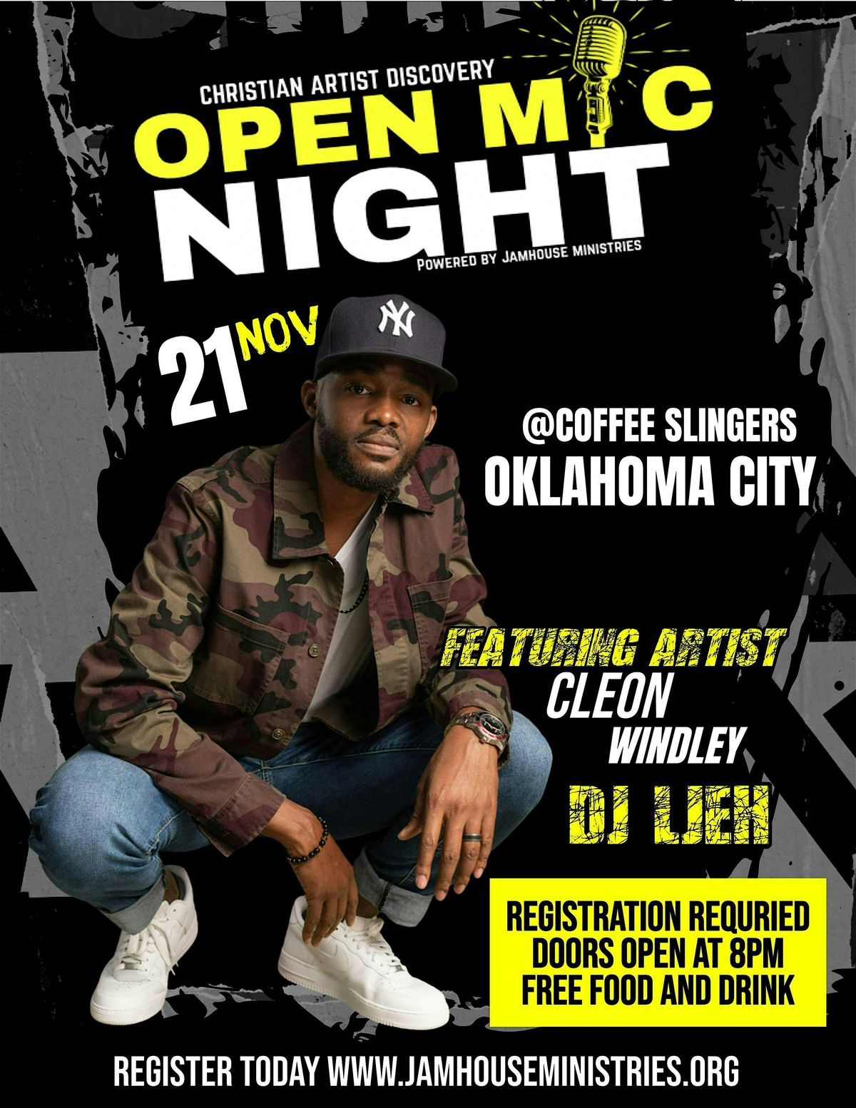 November Christian Open Mic Night