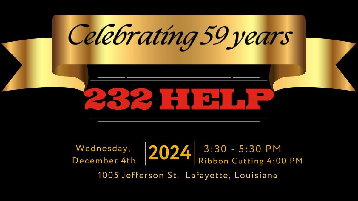 232-Help's 59th Anniversary Open House