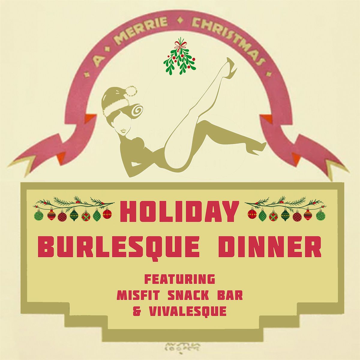 HOLIDAY BURLESQUE DINNER