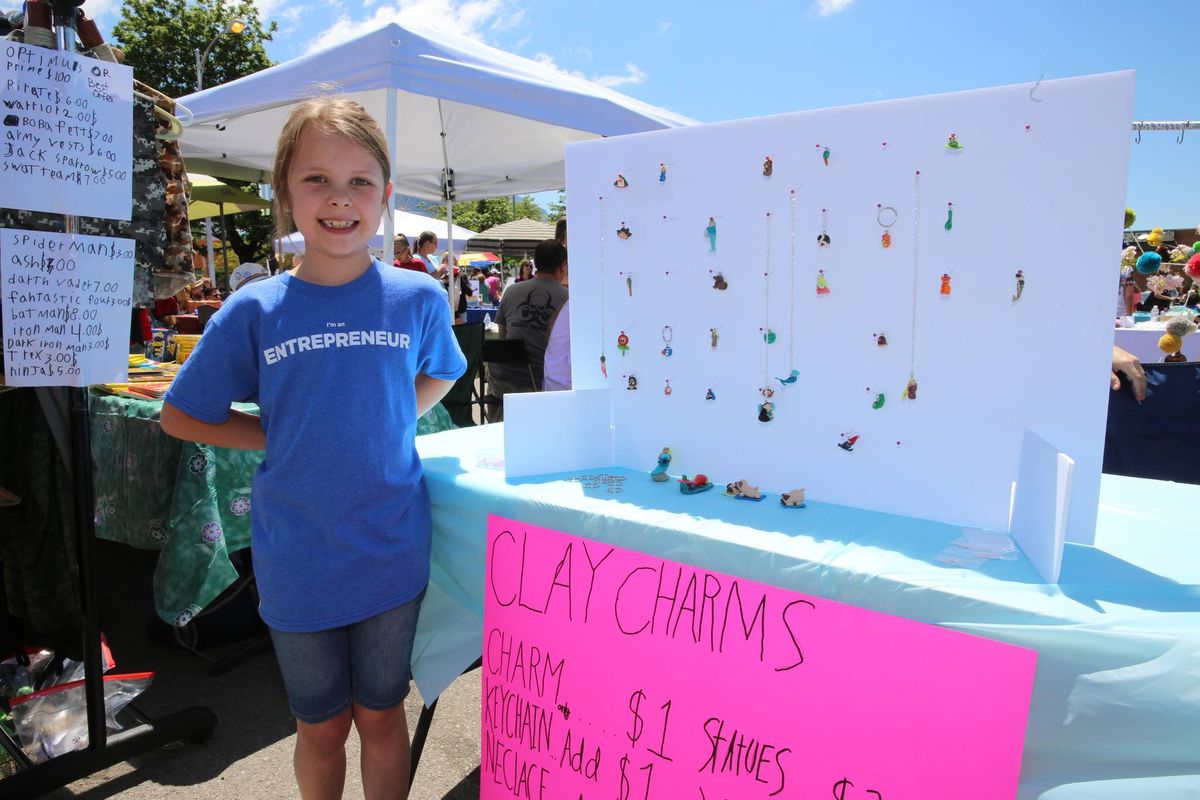 Children's Entrepreneur Market Bowling Green at Kids Day at Community Farmer's Market