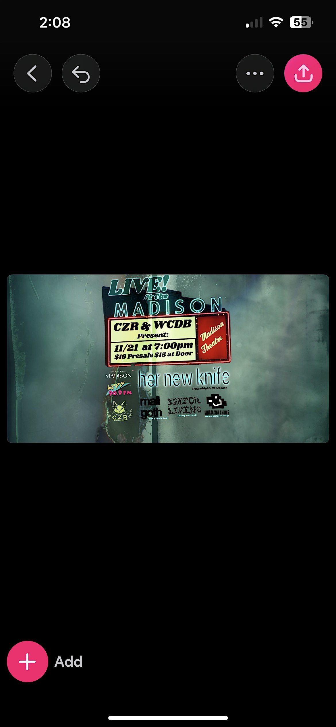 HER NEW KNIFE @ MADISON THEATER