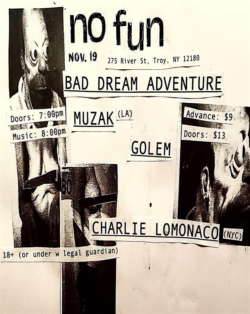 MUZAK\/GOLEM\/BAD DREAM ADVENTURE\/CHARLIE LOMONACO