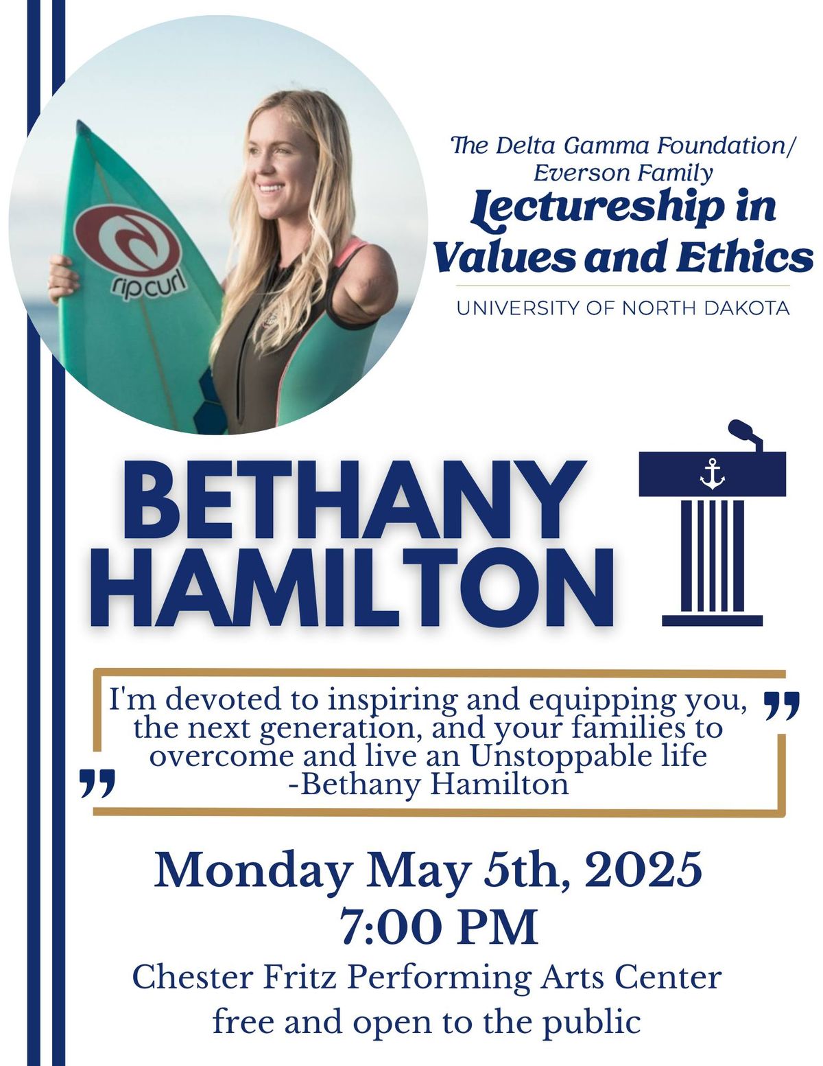 Bethany Hamilton Speaker Event