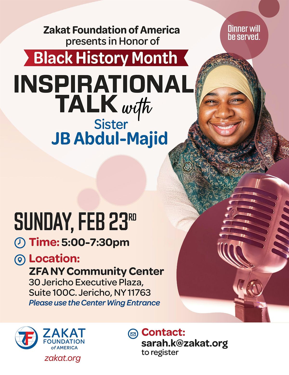 In Honor of Black History Month: Inspirational Talk with Sr. JB Abdul-Majid