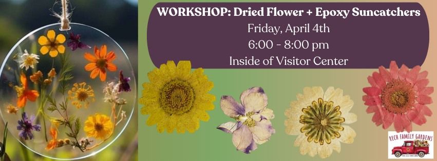 WORKSHOP: Dried Flower + Epoxy Suncatchers