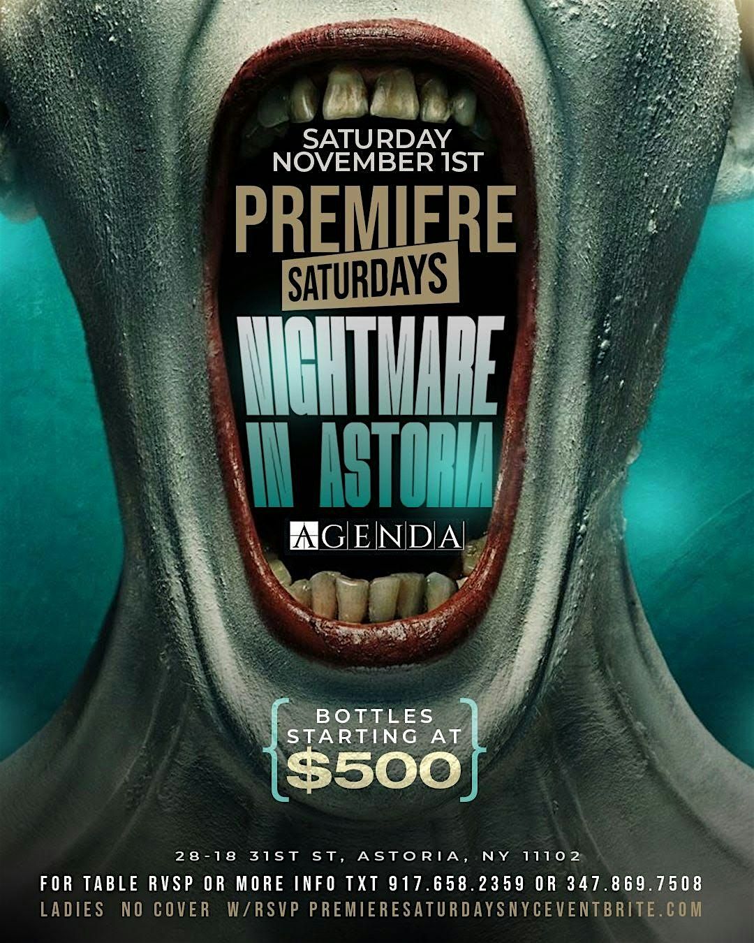 NIGHTMARE IN ASORIA   AT AGENDA NIGHT CLUB
