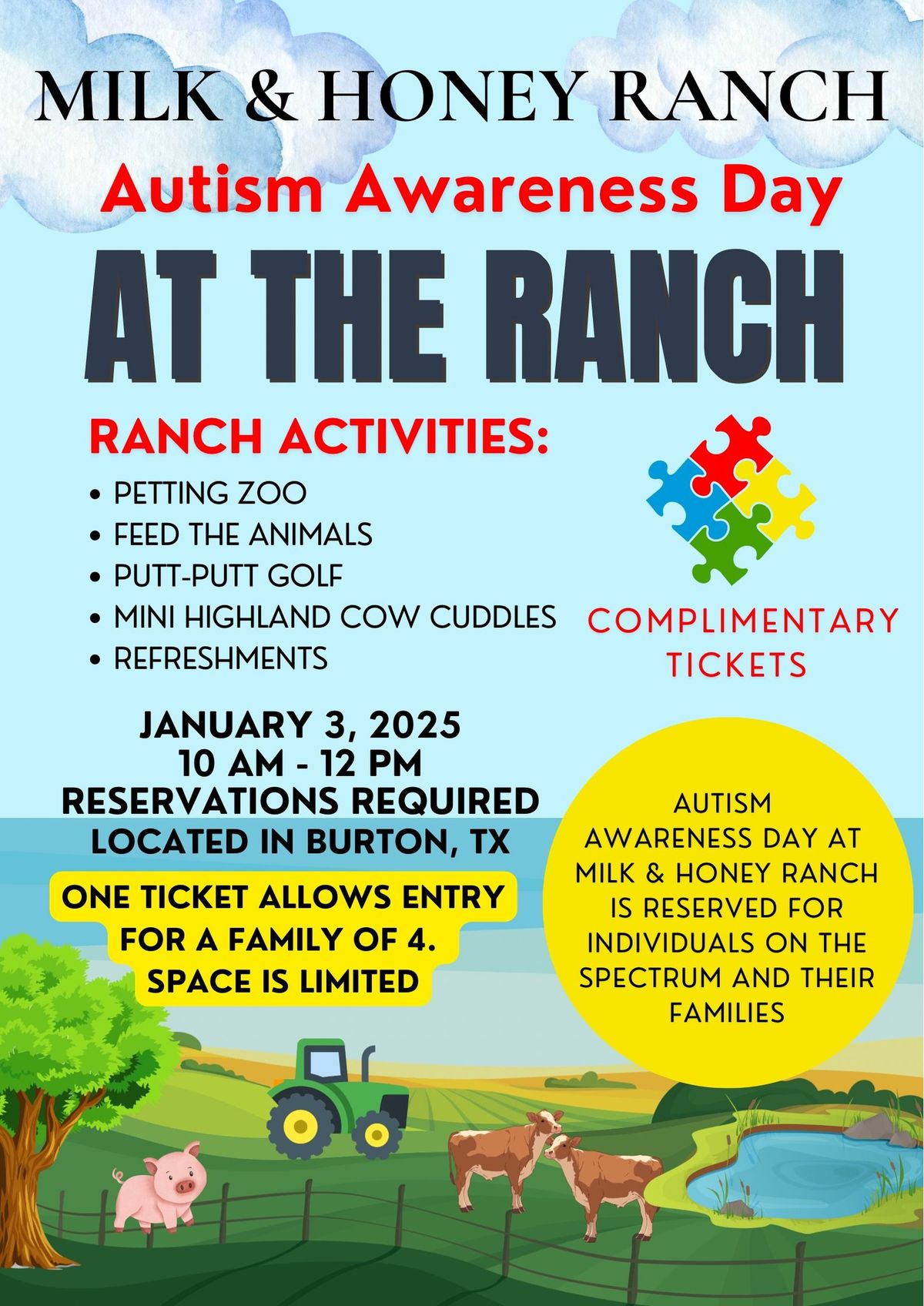 Autism Awareness Day at the Ranch