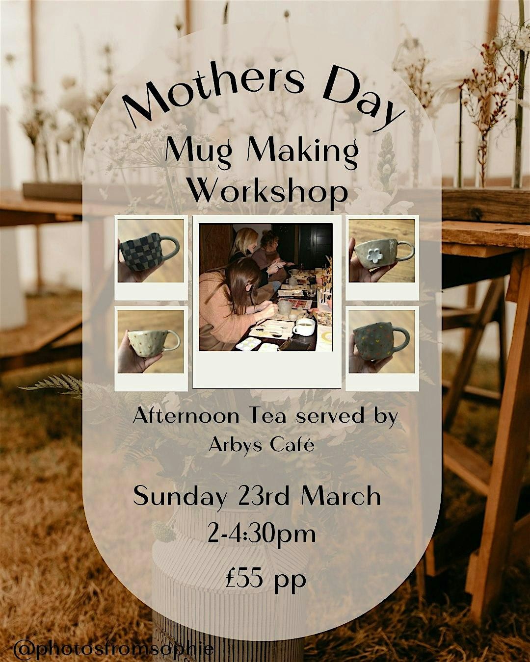 Mother\u2019s Day Mug Making + Afternoon Tea