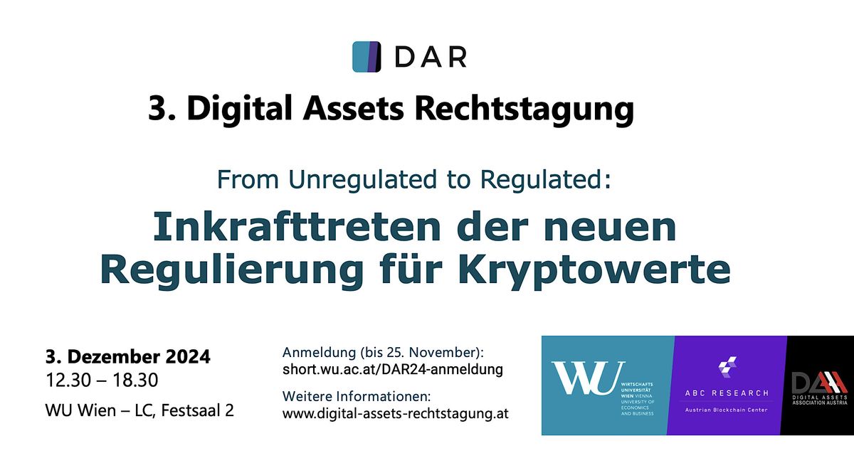 3. Digital Assets Rechtstagung