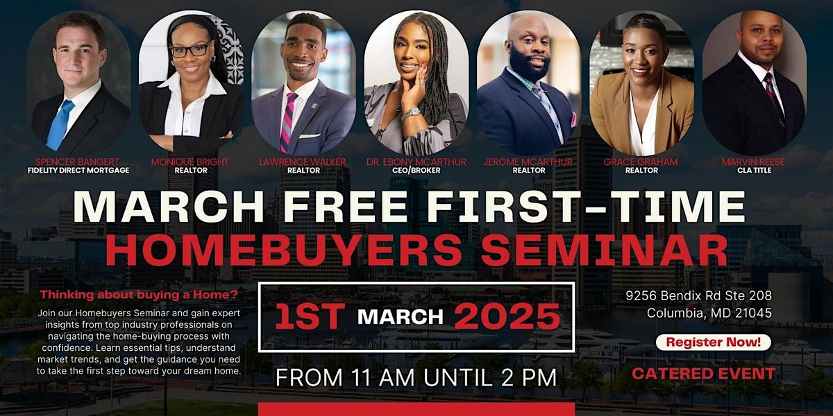 FREE First Time Homebuyer Seminar