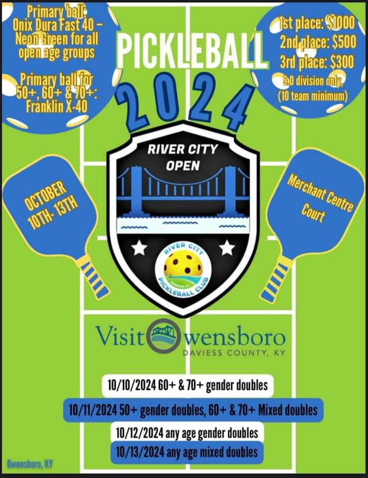 3rd Annual River City Open - Presented by: Visit Owensboro