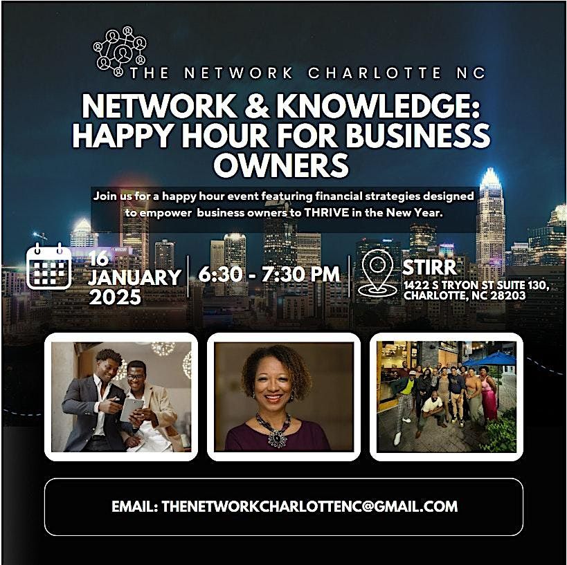 Network & Knowledge Happy Hour For Business Owners