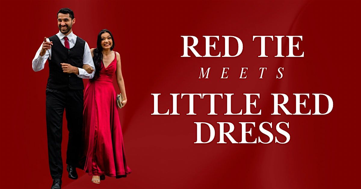 Red Tie Meets Little Red Dress 50+