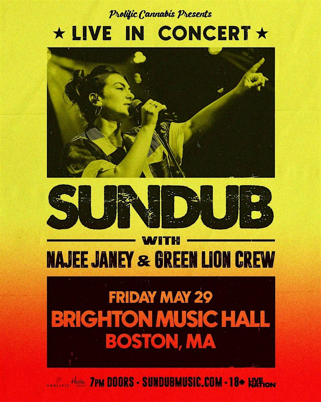 Sundub Meet & Greet at Prolific Dispensary Allston