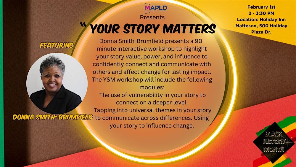 Your Story Matters - An Interactive Workshop