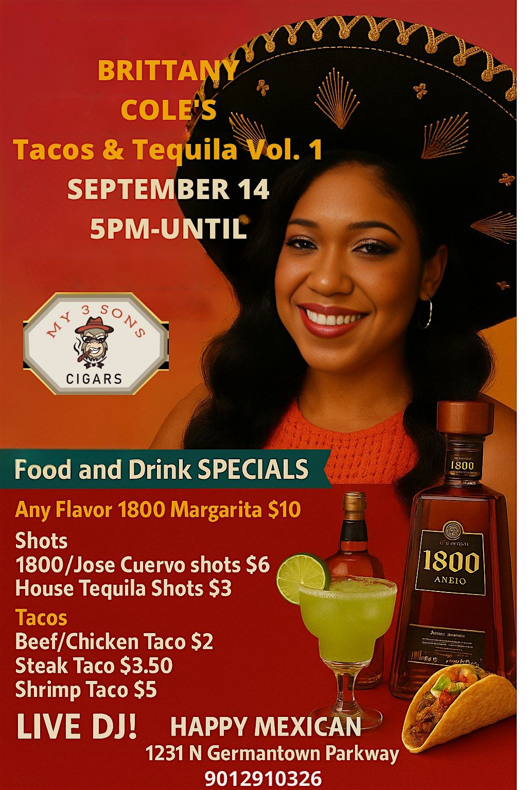 Brittany Cole\u2019s  Tacos and Tequila Vol.1