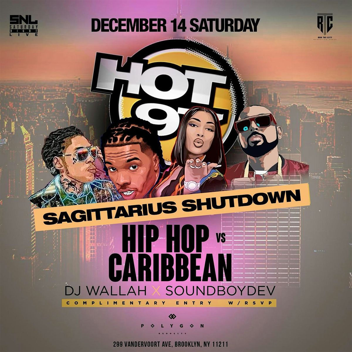 Hip Hop vs Caribbean at Polygon : Everyone free entry with RSVP