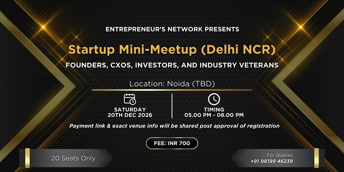 Startup Mixer (Noida)